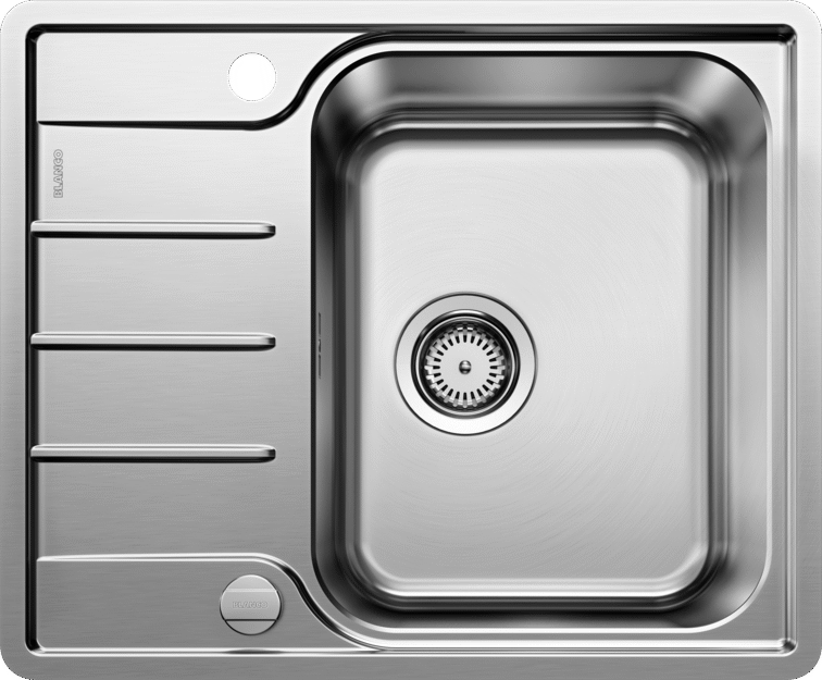 Spüle Lemis 45S Typ:525114 Edelstahl - Edelstahlfarben, MODERN, Metall (60,5/50cm) - Blanco