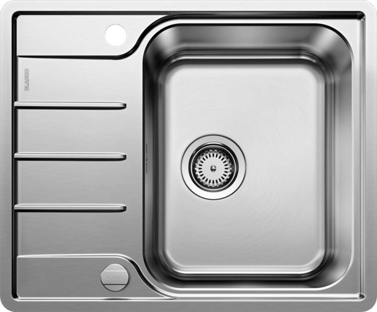 Spüle Lemis 45S Typ:525114 Edelstahl - Edelstahlfarben, MODERN, Metall (60,5/50cm) - Blanco