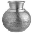 Vase Sahara In Versch. Designs - Silberfarben/Kupferfarben, Metall (23/22,5cm)