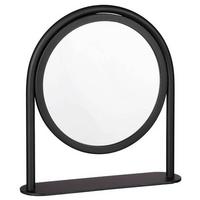 Dekor Tükör Mirror - fekete, Modern, fém (24,5/26,5/6cm) - Modern Living