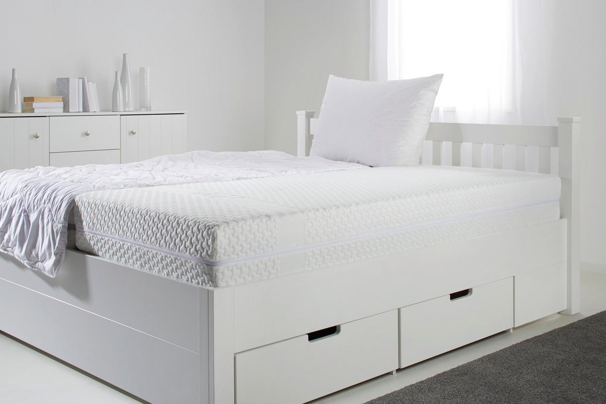 Kaltschaummatratze ca. 90x200cm - Weiss, Textil (90/200cm) - Premium Living