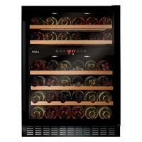 Weinkühlschrank WK341110-2S - Schwarz, Glas/Metall (59,5/82/61,5cm) - Amica