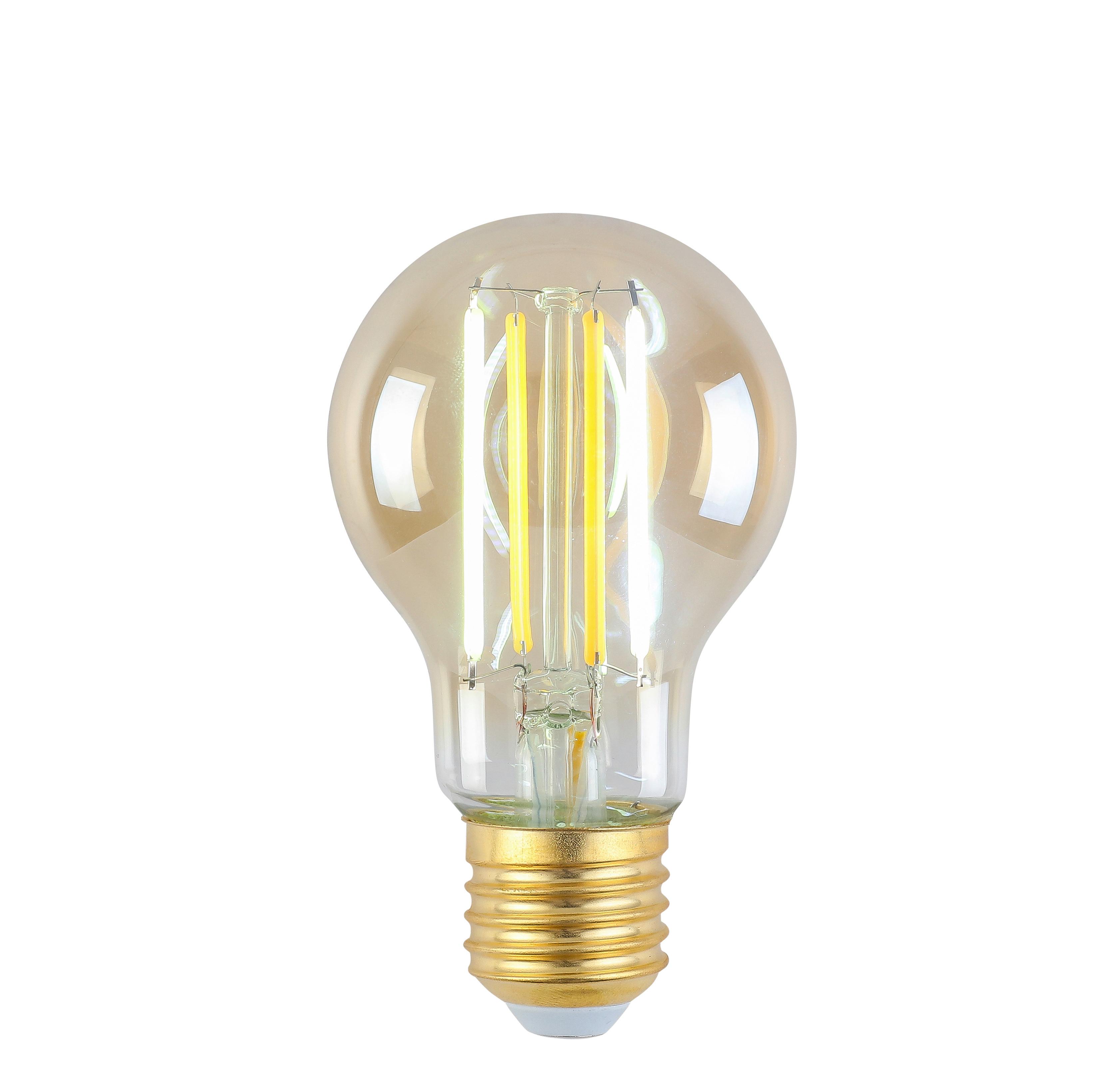 ŻARÓWKA LED C81018L *SBB*SH* - kolor bursztynowy, Lifestyle, metal/szkło (6/10,5cm) - Boxxx