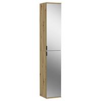 Dulap cu oglindă PROJEKT X - Konventionell, sticlă/material pe bază de lemn (30/193/34cm) - Modern Living