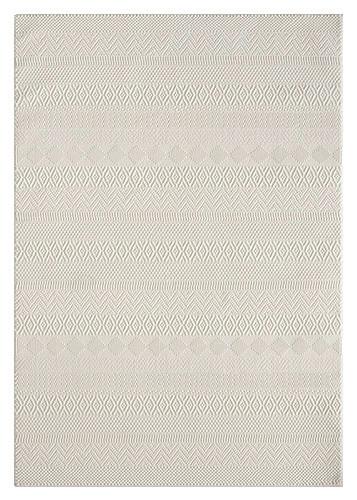 Webteppich Sign Creme ca. 80x150cm - Creme, KONVENTIONELL, Textil (80/150cm)