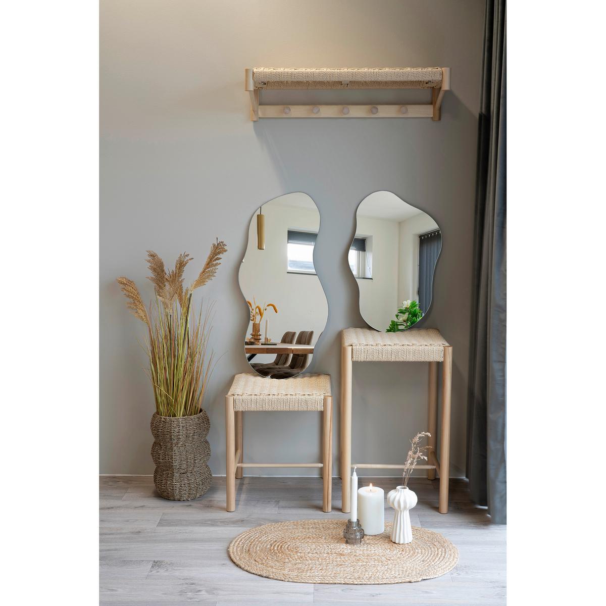Wandspiegel Palermo Mirror ca. 40x60cm - Klar, Design, Glas (40/60/0.5cm)