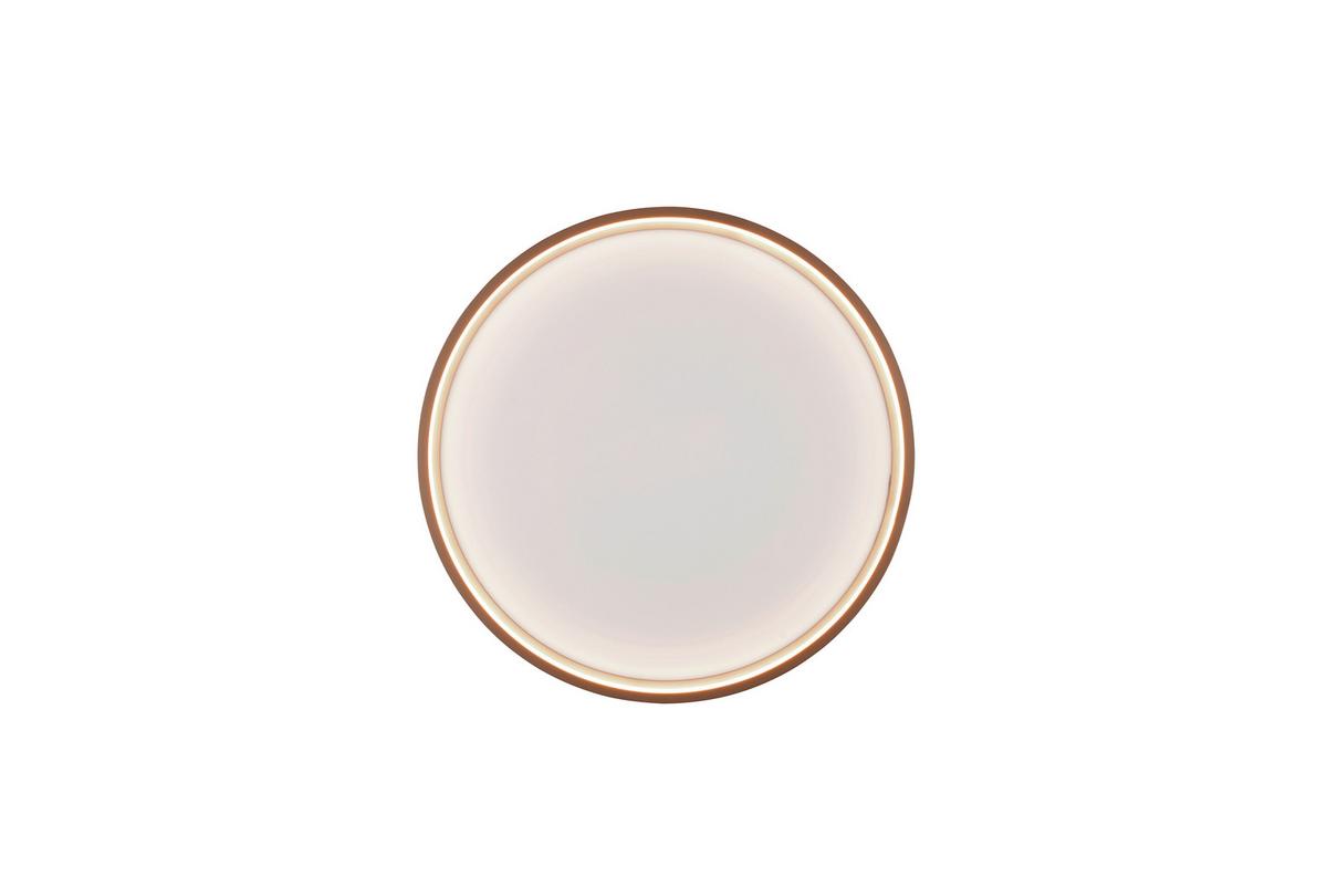 LED-Deckenleuchte Doha in Braun max. 29 Watt - Braun, MODERN, Metall (45/5,5cm) - Trio Leuchten