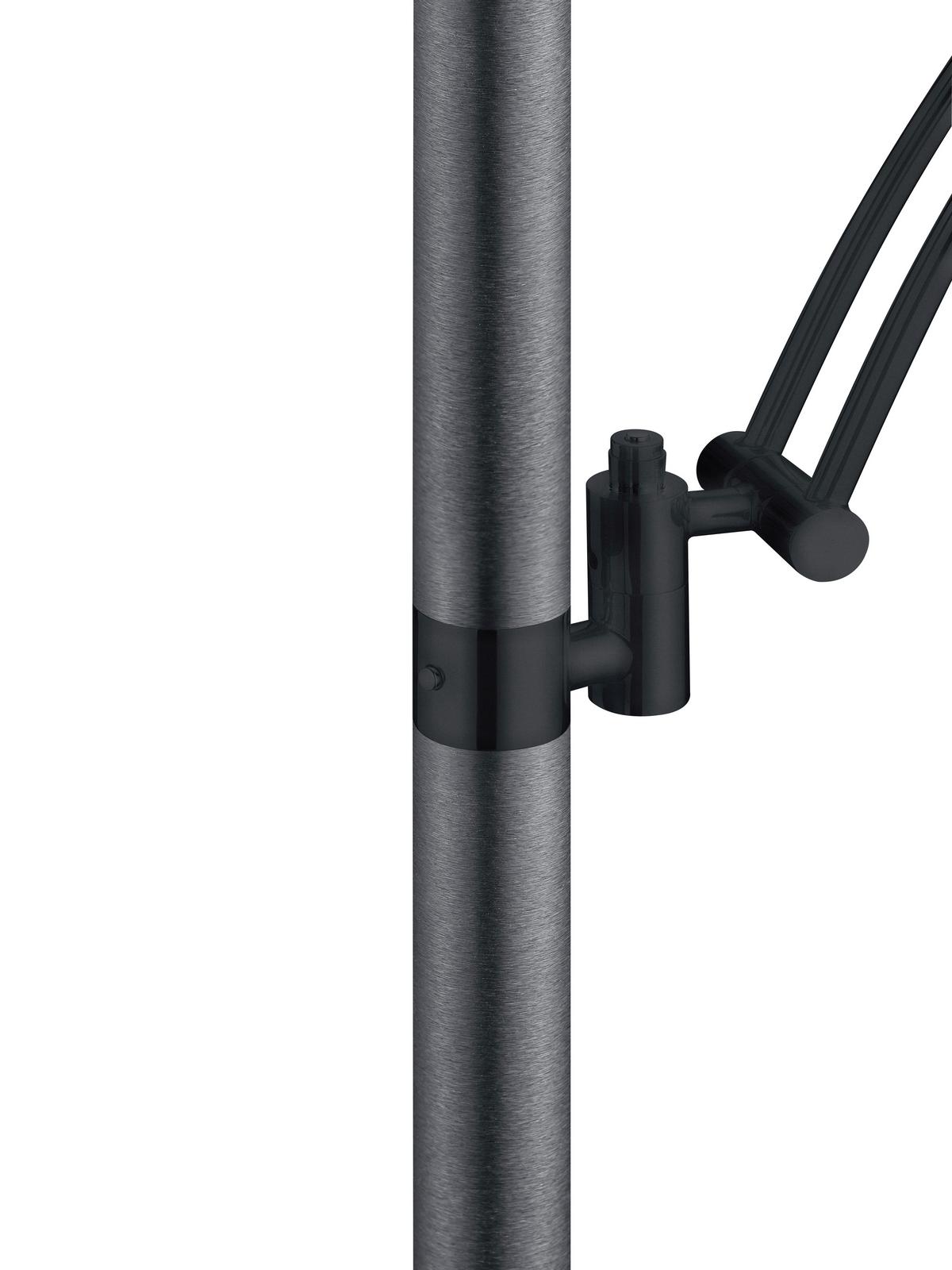 LAMPA STOJĄCA LED 60556/2-39 ANDY - antracytowy, Design, metal (50/185cm) - Hell