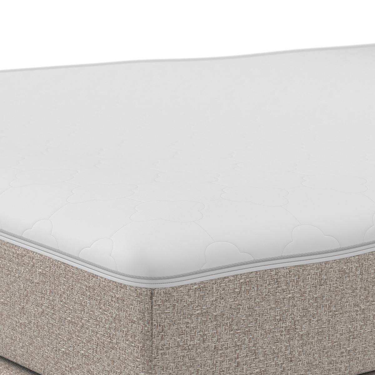 Boxbett Marco ca. 160x200 cm Taupe - Taupe/Schwarz, MODERN, Holz/Kunststoff (160/200cm) - Bessagi Home