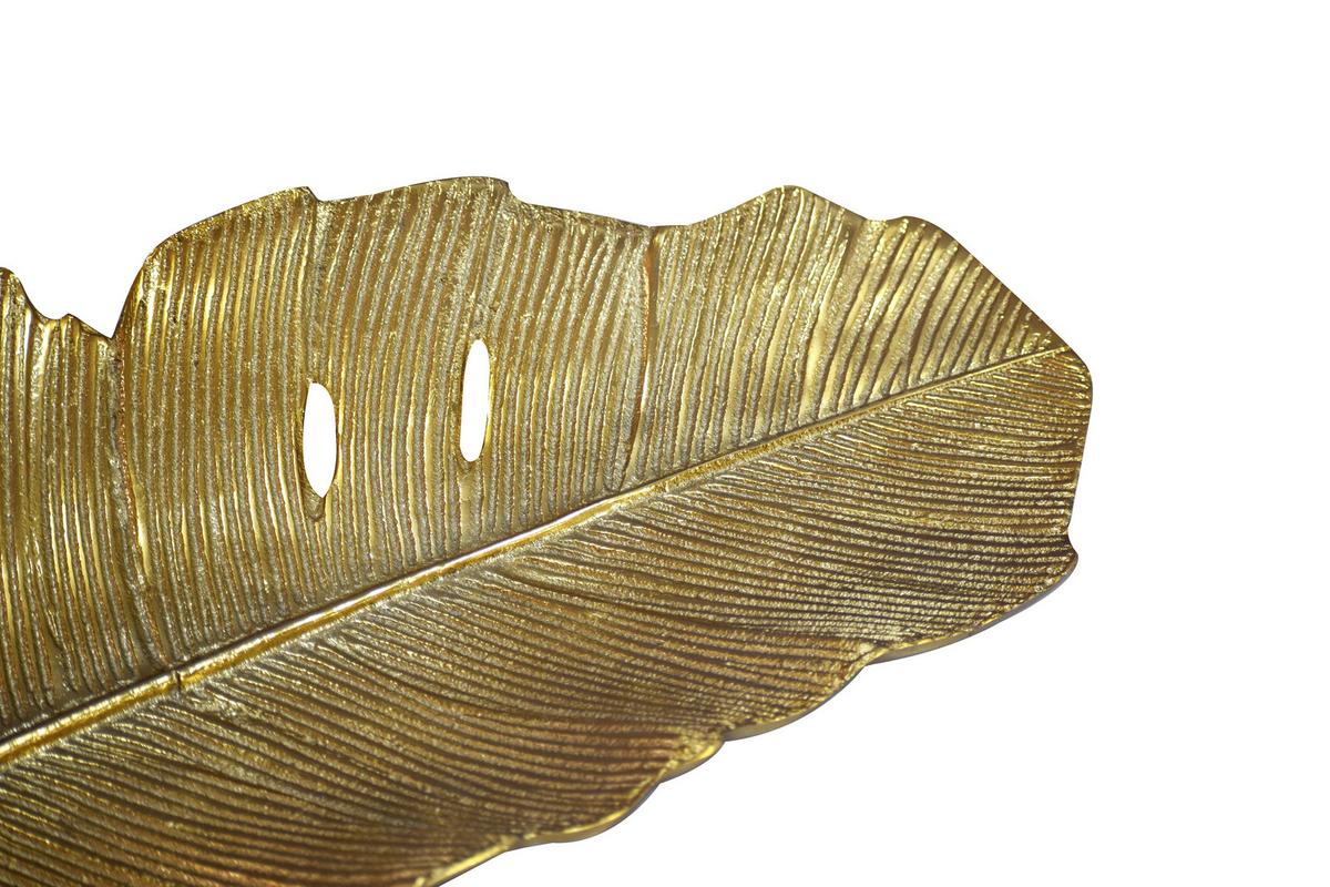 Dekoschale Wl7.573 - Goldfarben, Design, Metall (80/26/5cm) - Livetastic