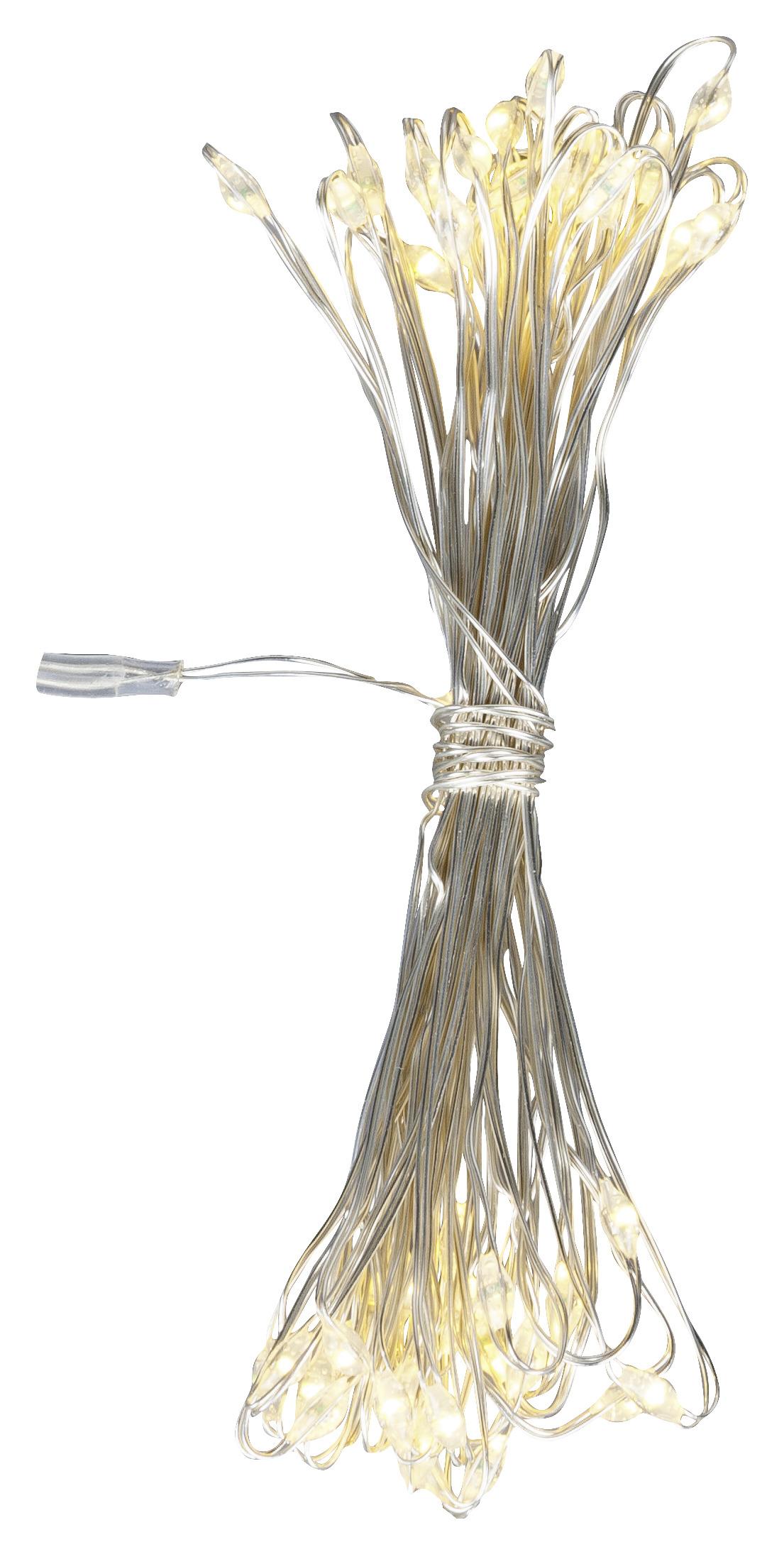 LJUSSLINGA STERNI - silver, plast (195ml) - Mömax