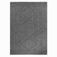 Outdoorteppich Patara Grau ca. 200x290cm - Grau, Design, Textil (200/290cm) - Novel