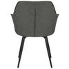 STOL MED ARMSTÖD NOVA - grön/svart, Modern, metall/textil (64/85/62cm) - Mömax