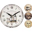 Wanduhr Jan, D: ca. 23,5cm - Holz (23,5cm) - MÖMAX modern living