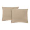 Kissenhüllen-Set Beige ca. 80x80cm, 2 Stk. - Beige, MODERN, Textil (80/80cm) - Modern Living