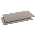 Belső Polc Bert, 2db-os Szett - Szürke, konvencionális, Faalapú anyag (110/50cm)
