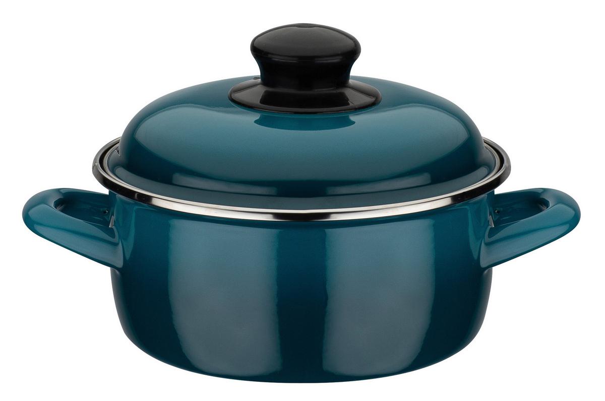 Set Posod Blue Shadow, 4-Delni - modra, Basics, kovina - GSW