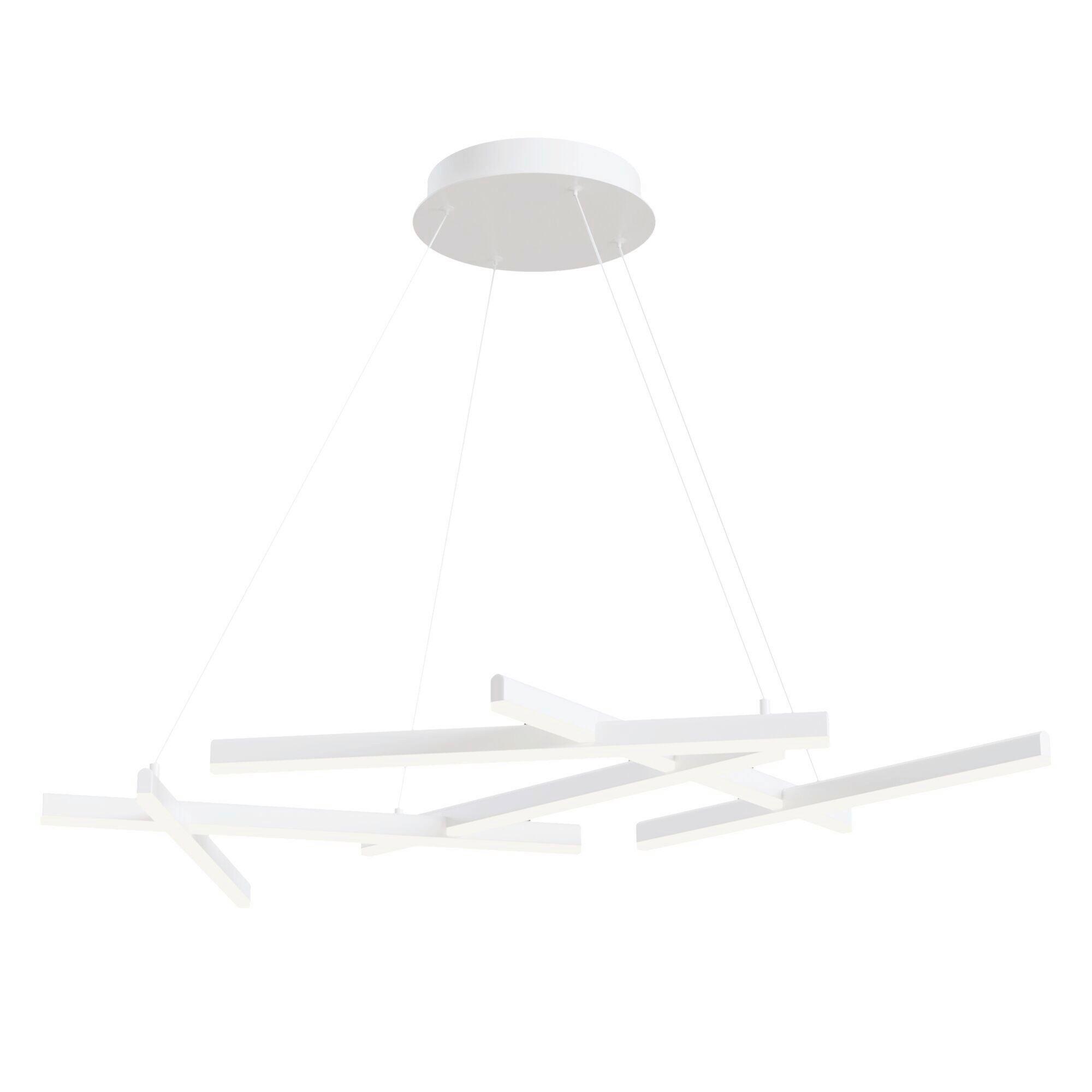 Pendelleuchte Line Weiss max. 79 Watt - Weiss, Trend, Metall (101/66/5,5cm) - MAYTONI