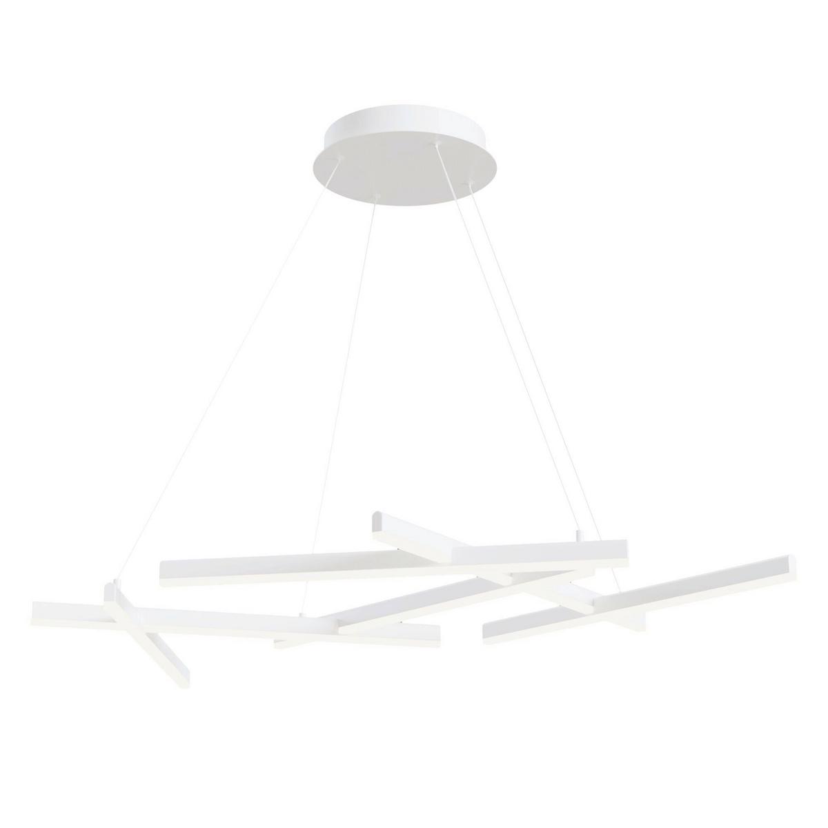 Pendelleuchte Line Weiss max. 79 Watt - Weiss, Trend, Metall (101/66/5,5cm) - MAYTONI