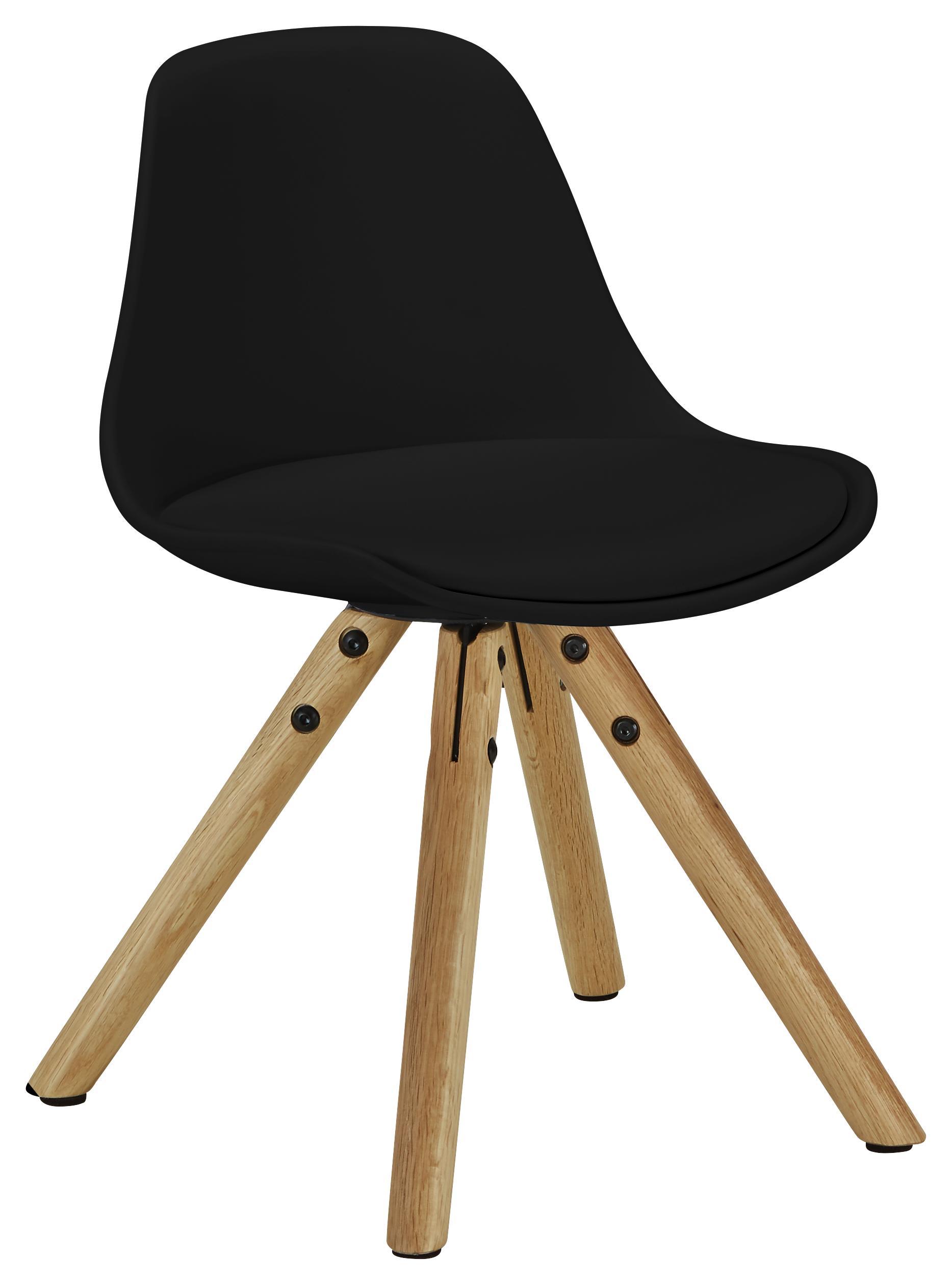 Kindersessel in Schwarz - Schwarz, MODERN, Textil (39/57/40cm) - Zandiara