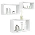 Wandboardset in Weiß - Weiß, MODERN, Wellpappe (45/27/16cm) - MÖMAX modern living