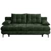 Canapea extensibila PERLA - verde închis, Konventionell, textil (203/94/96cm)