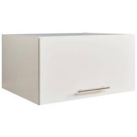 NADSTAWKA NA SZAFĘ LAUNDREEZY - kolor srebrny/biały, Design, materiał drewnopochodny/metal (67,5/38/67,5cm)
