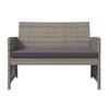 GARTENSET MICHELLE 2 - Klar/Anthrazit, Basics, Glas/Kunststoff (62/107/76cm)