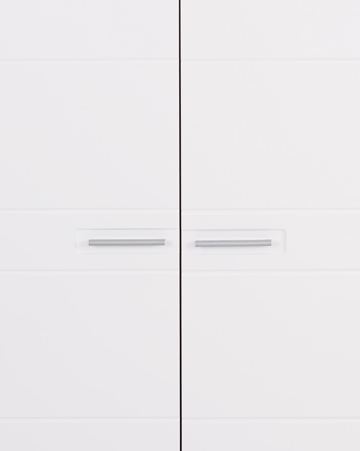 Ruhásszekrény 3 Ajtó 1 Tükör Avensis New - alumínium színű/tölgyfa, Konventionell, műanyag/faalapú anyag (120/205,7cm) - Luca Bessoni
