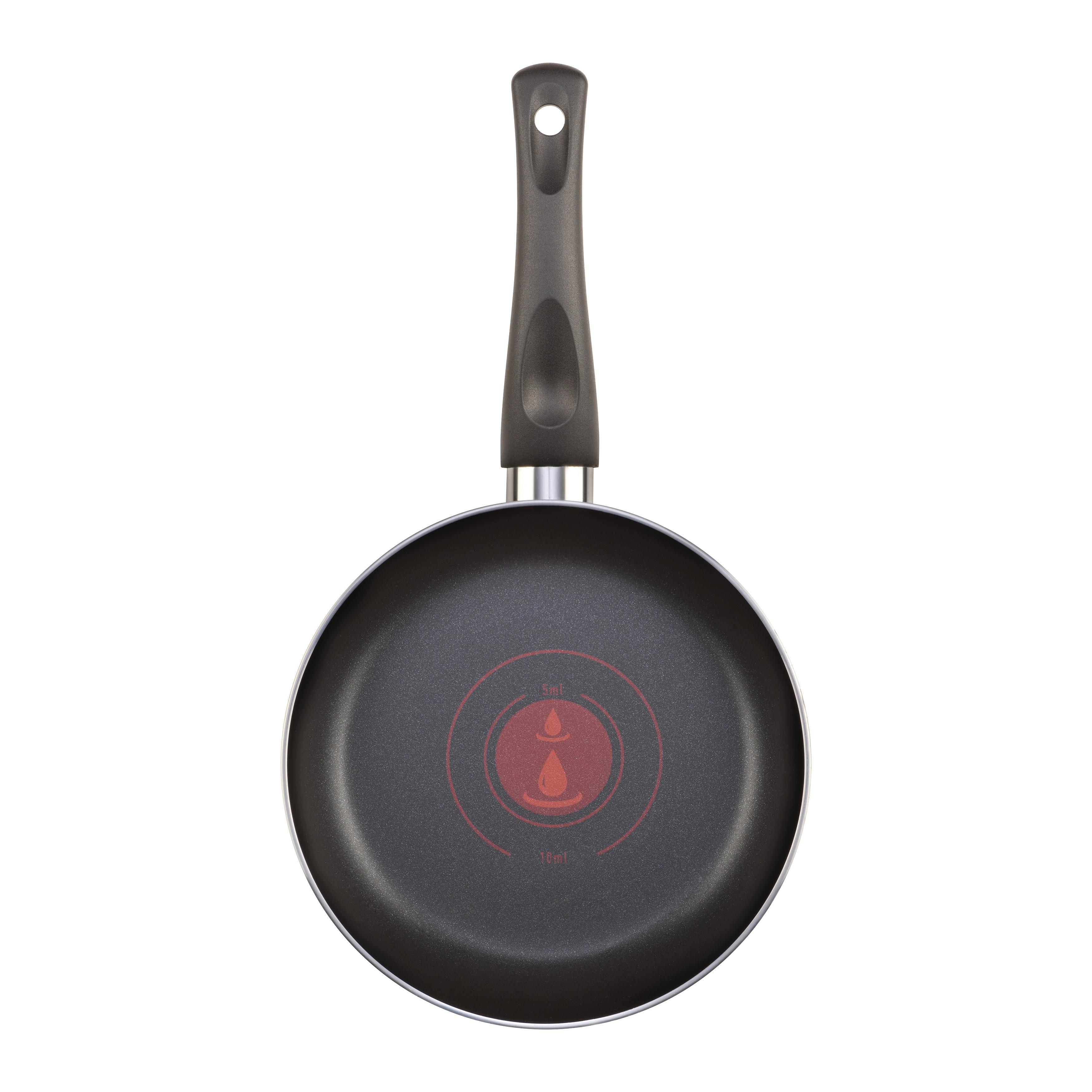 Bratpfanne Ronny Grau/Schwarz Ø ca. 20cm - Schwarz/Grau, KONVENTIONELL, Metall (20/3,5cm) - Based