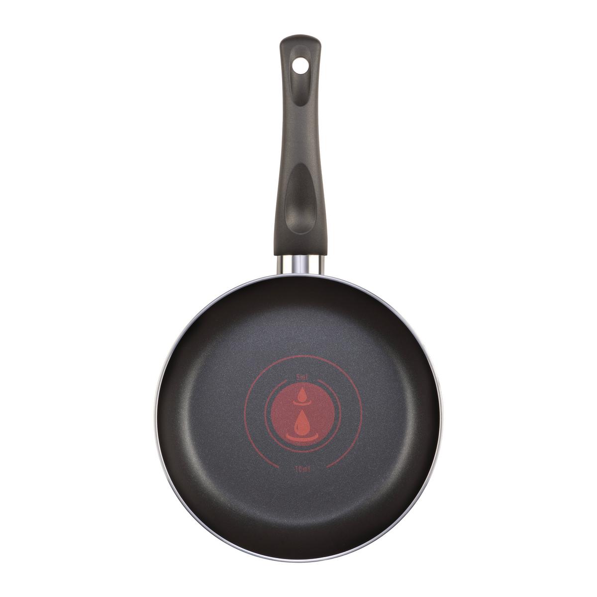 Bratpfanne Ronny Grau/Schwarz Ø ca. 20cm - Schwarz/Grau, Konventionell, Metall (20/3,5cm) - Based