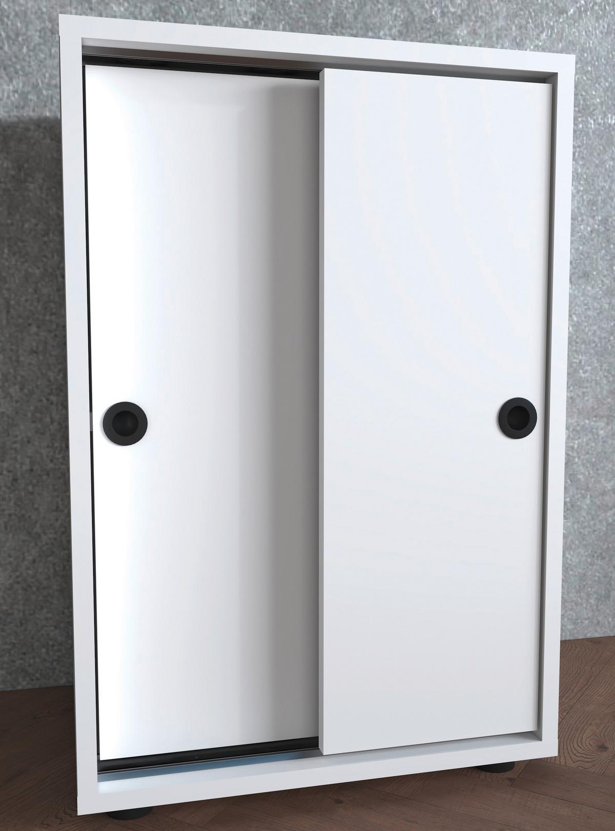 Arhivska Omara Ulas, Bela - bela, Design, leseni material (49/74/38cm) - MID.YOU