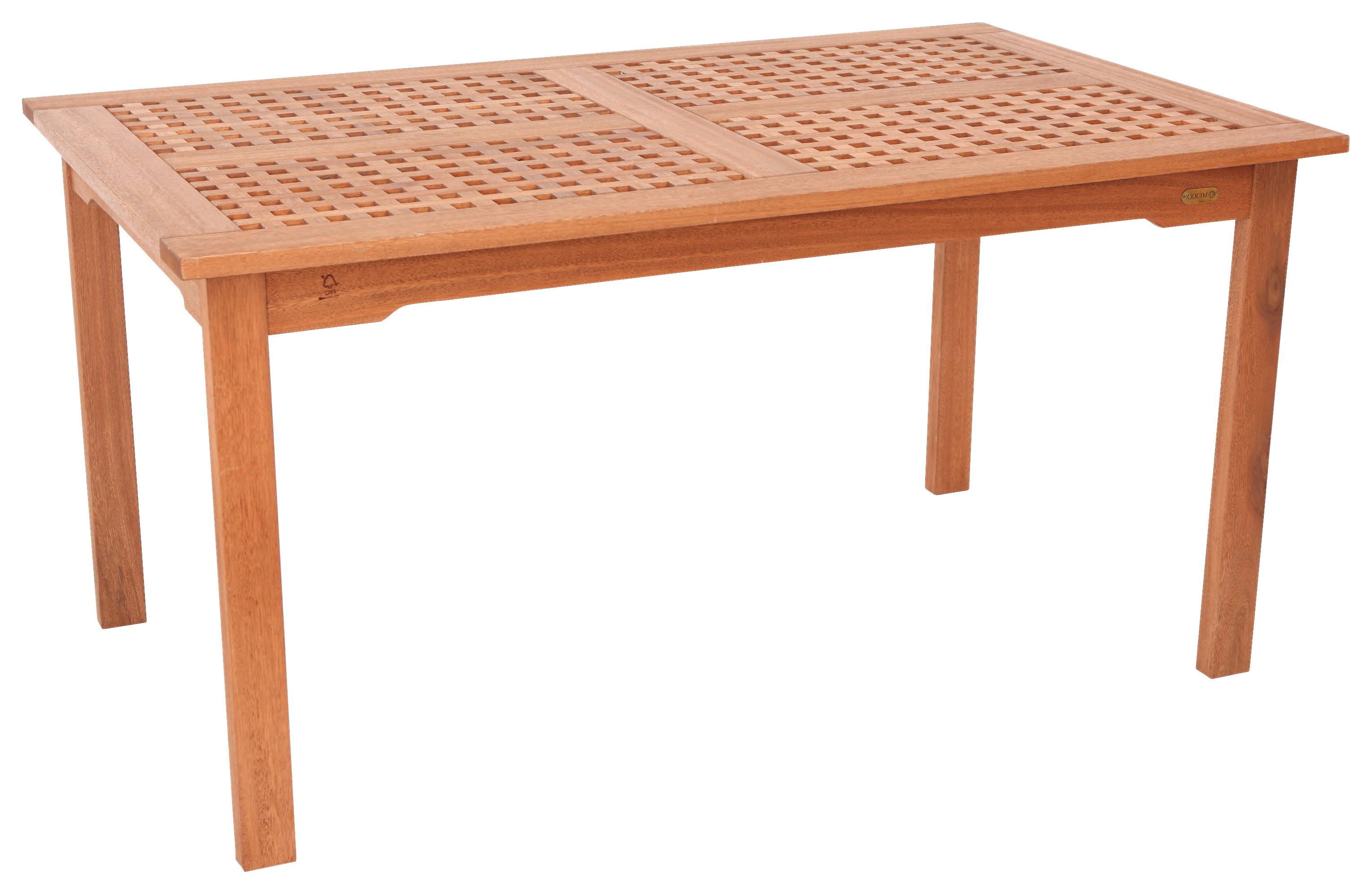 Gartentisch Lima Eukalyptus Natur ca. 150x74x90cm - Naturfarben, Basics, Holz (150/90/74cm) - Gardenson