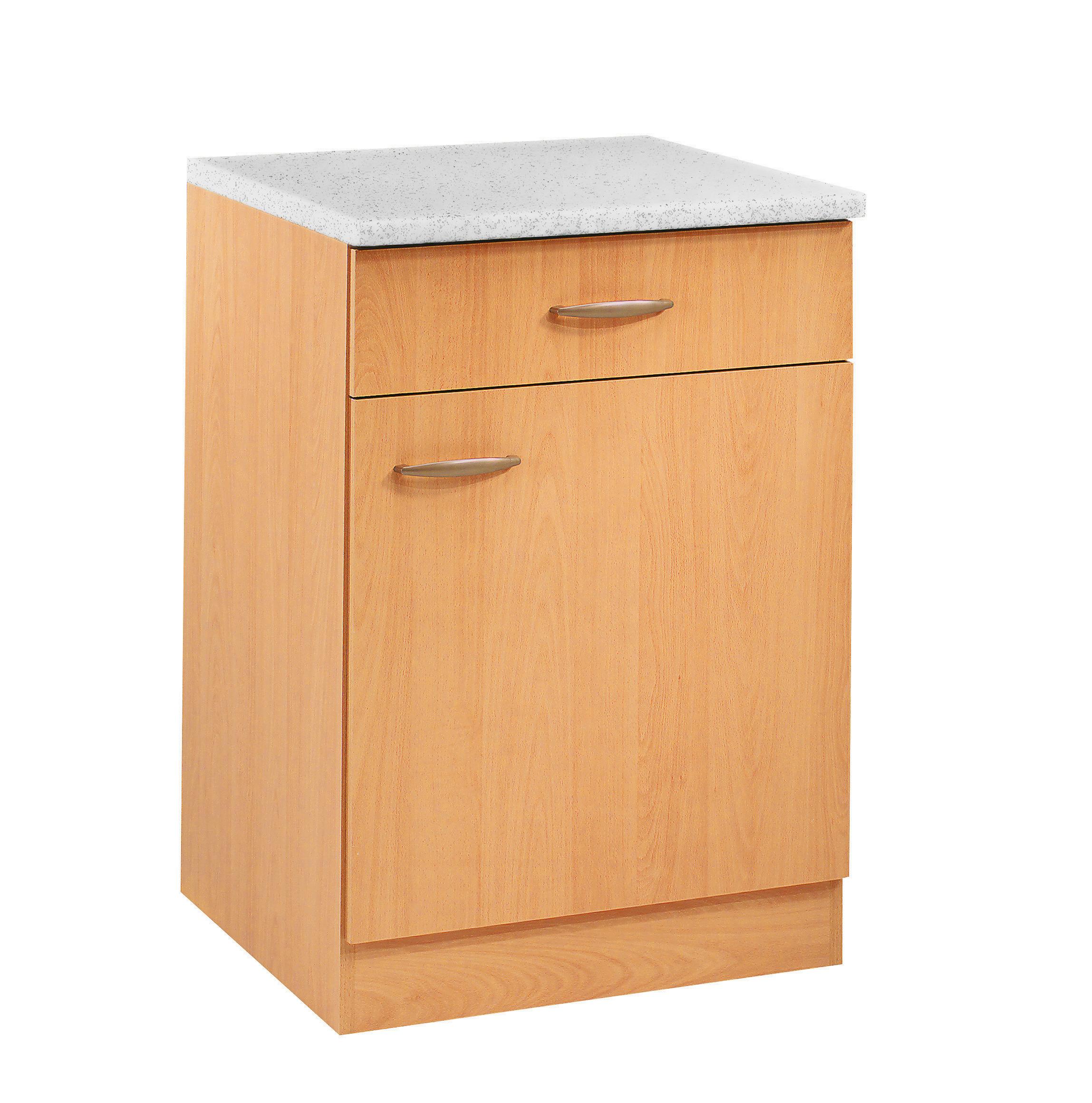 Küchenunterschrank in Buchenfarbe online bestellen