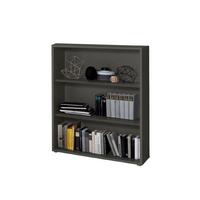 AKTENREGAL REGAL NIEDRIG/BREIT - Anthrazit/Schwarz, LIFESTYLE, Holzwerkstoff (84,4/113,6/33cm) - MID.YOU