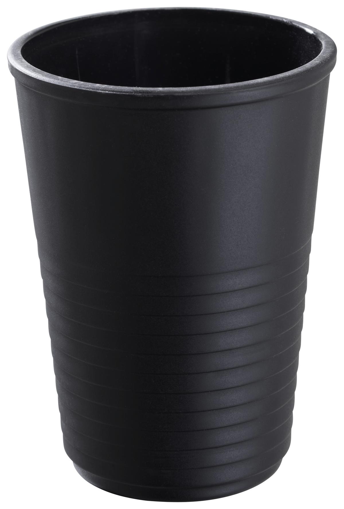 Pohár Picnic - fekete/aranyszínű, Modern, Üveg (8/10,5cm) - Premium Living