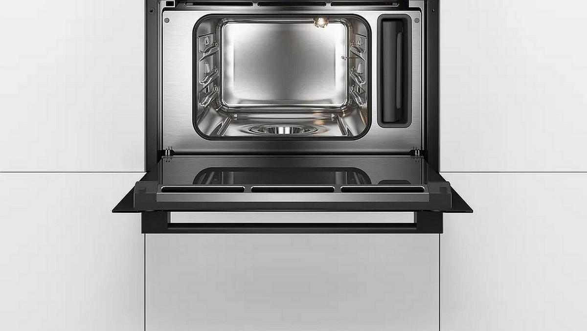 Einbaudampfgarer CDG834AC0 Carbon schwarz - Schwarz, Metall (59,4/45,5/54,8cm) - Bosch