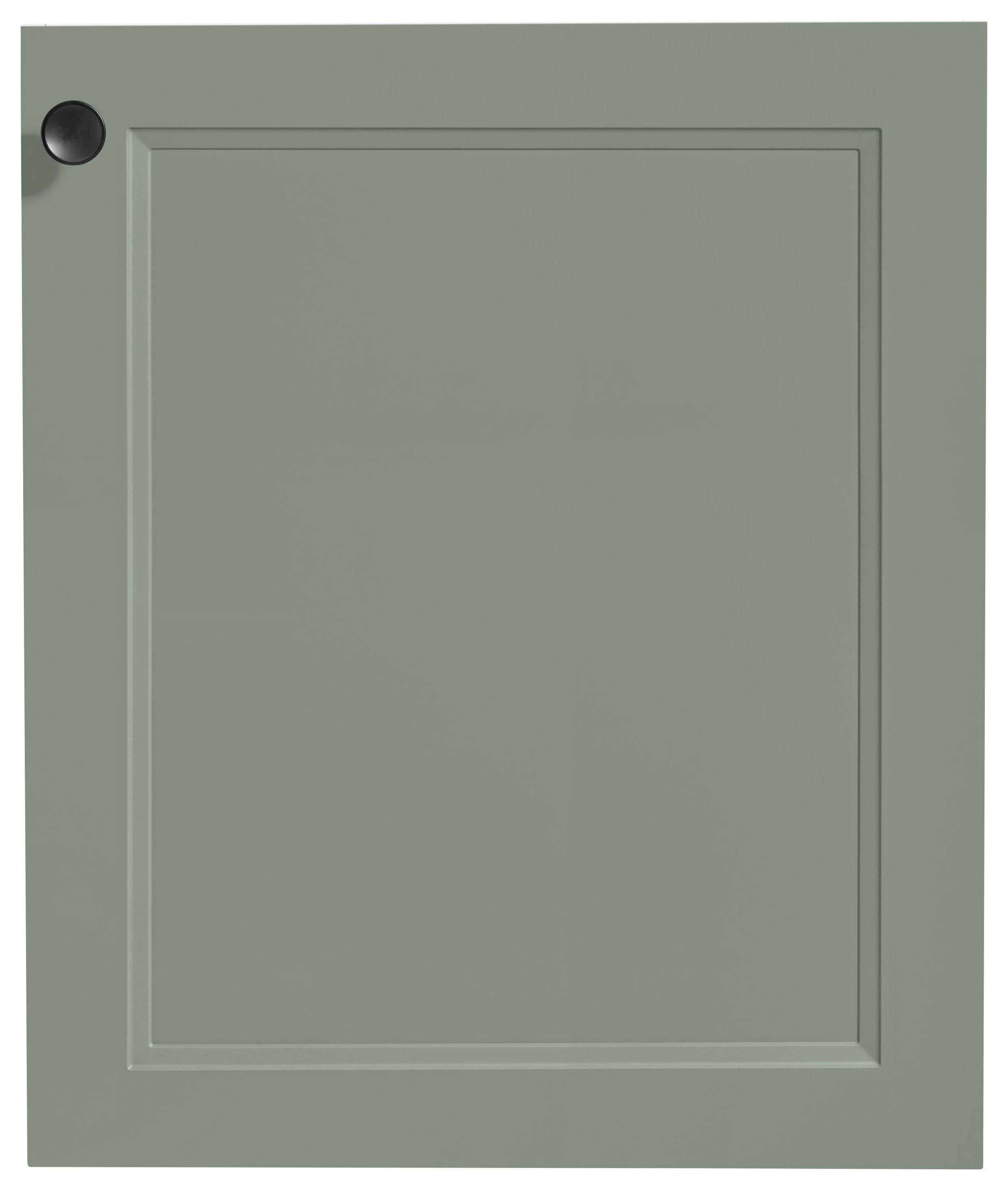 Küchenschrankfront Cascada Grün - Edelstahlfarben/Grün, MODERN, Holzwerkstoff/Metall (60/72/2,2cm) - Nobilia