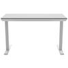 SKRIVBORD HARRY - vit, Modern, metall/trämaterial (120/72-120/60cm) - Mömax