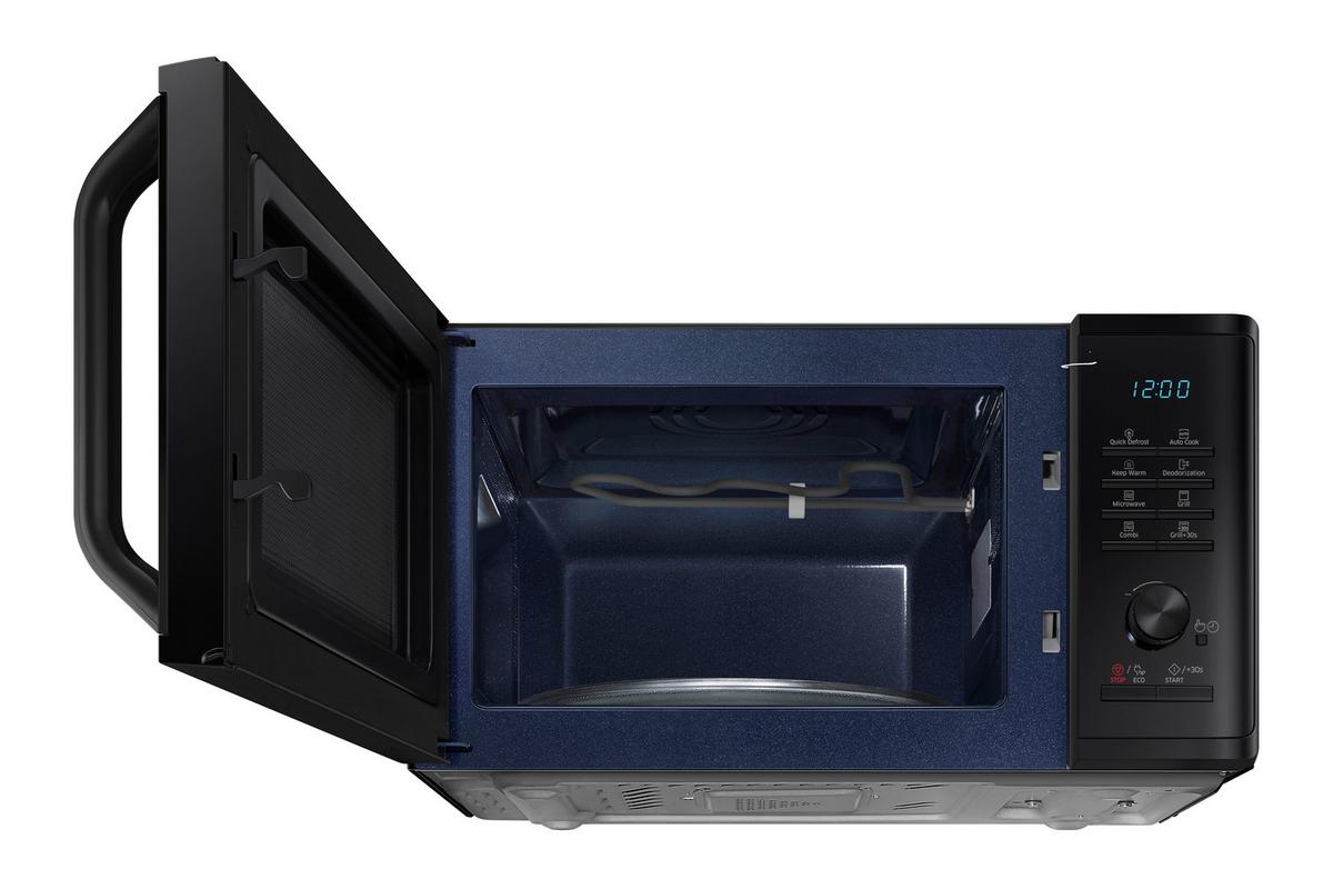 Mikrowelle Mg23k3505ak/sw - Schwarz, Basics, Keramik (48,9/27,5/39,2cm) - Samsung