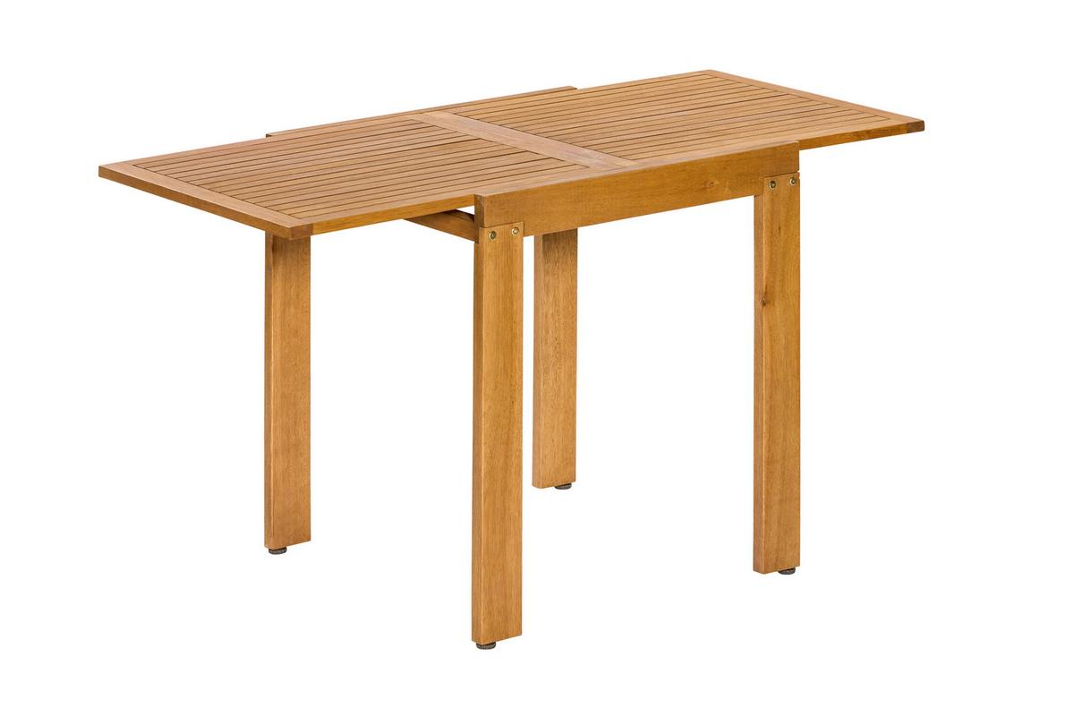 Miza Za Balkon Rebel, 65x77,5x130cm, Masivno - naravne barve, Konvencionalno, les (65/77,5/130cm) - Gardenson