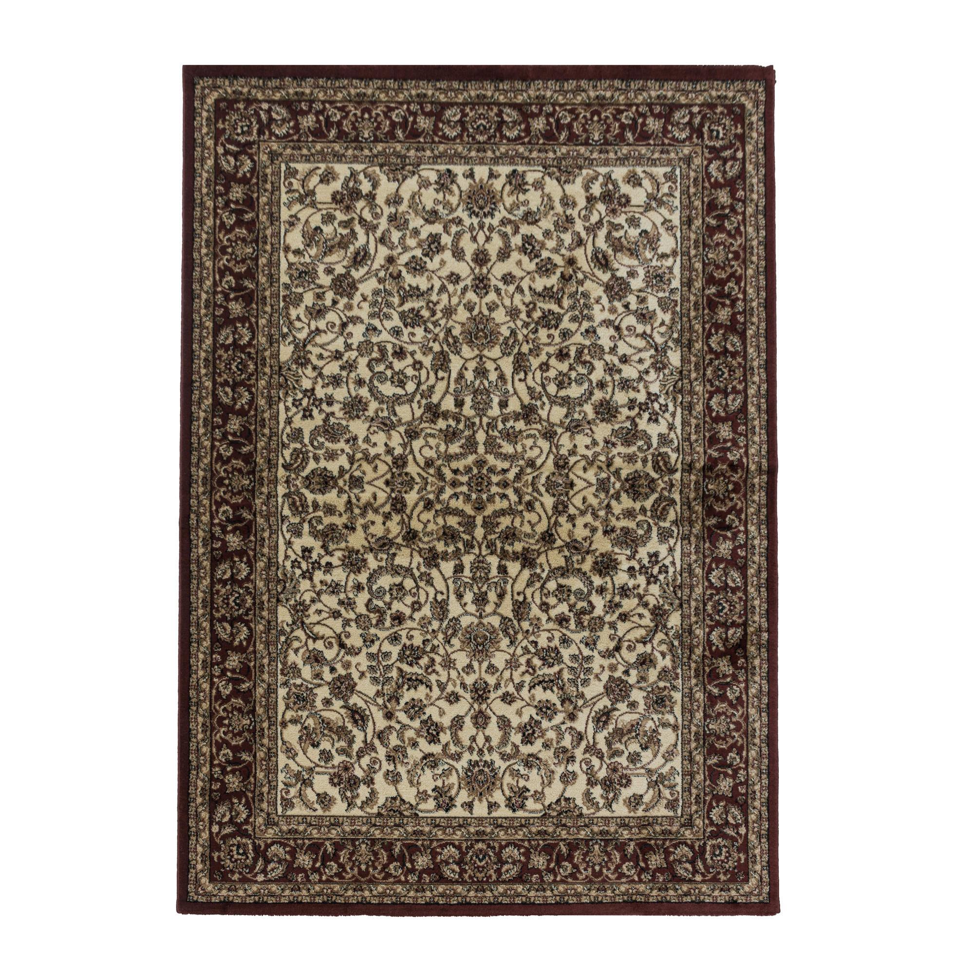 Webteppich Kashmir Creme ca. 80x150cm - Creme, LIFESTYLE, Textil (80/150cm)