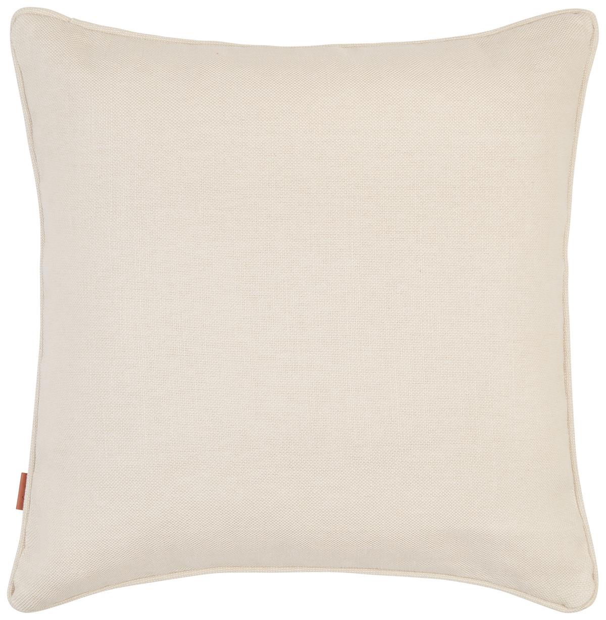 Zierkissen Willow in Weiß ca. 48x48cm - Weiß, MODERN, Textil (48/48cm) - Mary's