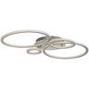 LED-TAKLAMPA KLAUSE - silver/nickelfärgad, Modern, metall/plast (95/52/7,7cm) - Mömax