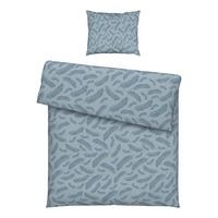 Bettwäscheset Ferns - Blau, Modern, Textil (160/210cm) - Mömax