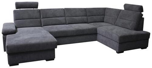U-alakú Kanapé Norman - antracit, Design, textil (166/319/183cm) - Mömax