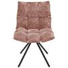 STOL CARLA - svart/rosa, Trend, metall/trä (60/92/66cm) - Mömax