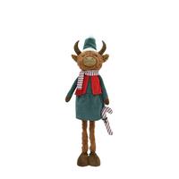 Dekokuh Highland cow Rot/Hellbraun/Mintgrün - Hellbraun/Rot, Textil/Metall (42/137/25cm) - Mömax