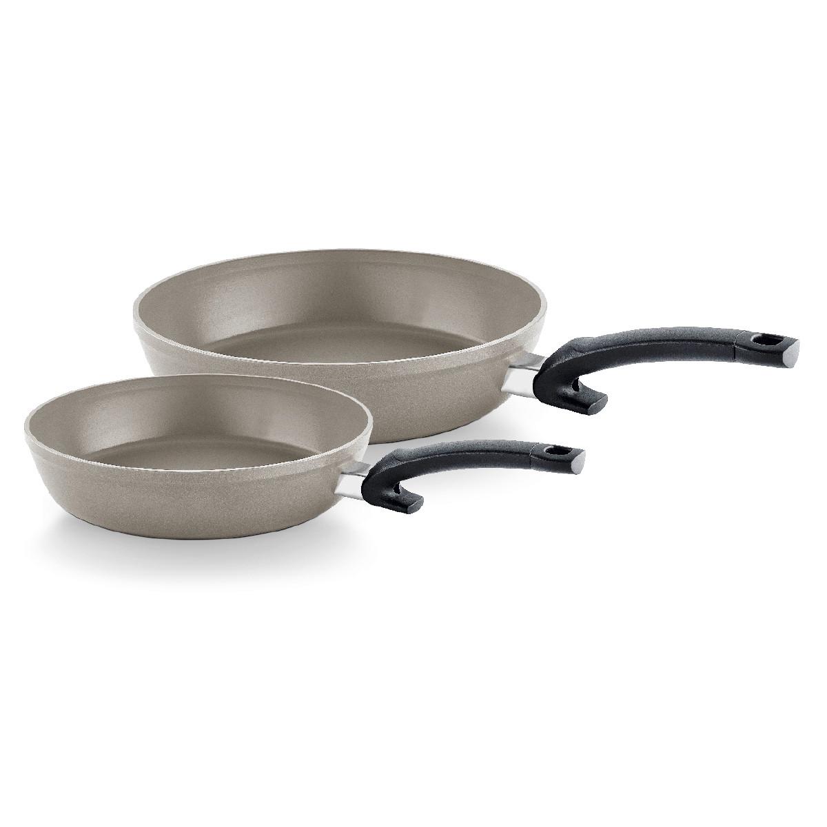ZESTAW PATELNI 159-220-02-100/0 FISSLER - szary, Basics, metal - Fissler