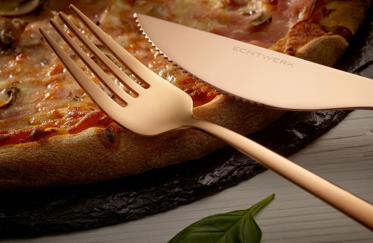 Pribor Za Pico Pizza, Barva Bakra, 4-Delni - barve bakra, Basics, kovina - Echtwerk